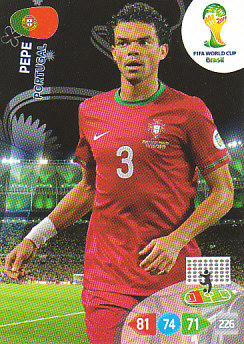 Pepe Portugal Panini 2014 World Cup #270